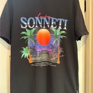 Sonneti Black Graphic Tee - Short Sleeve